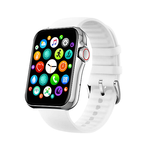 Montre connectée Mixte Smarty SW028F05 - Bracelet Silicone Blanc