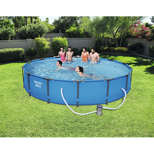 Bestway Piscine tubulaire ronde Steel Pro Max Pool -  D 427 x H 84 cm