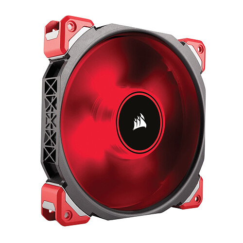 Corsair ML140 Pro LED, Rouge, Ventilateur 140mm à lévitation magnétique