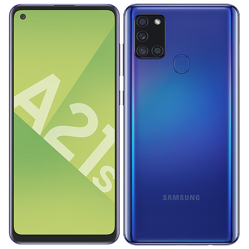 Samsung A21s - 32 Go - Bleu prismatique · Reconditionné