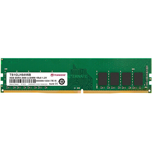 Transcend 8x1 Go - DDR4 2666 MHz - CL 19