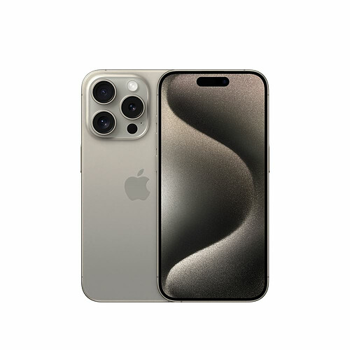 Apple iPhone 15 Pro - 5G - 8/256 Go - Natural Titanium