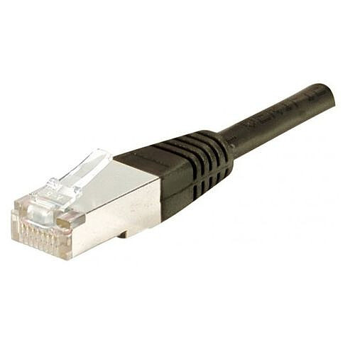 Cable RJ45 patch FTP CAT 6 noir - 0,50 m