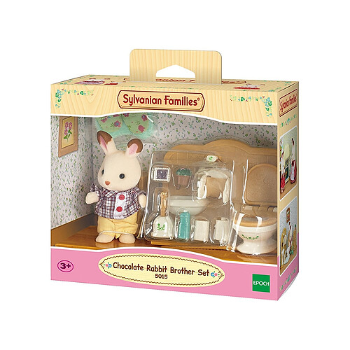 Sylvanian Families Frère Lapin Chocolat et les toilettes - 5015