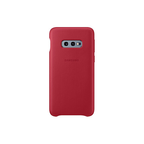 Samsung Coque Cuir Galaxy S10e - Rouge Bordeaux