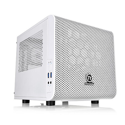 Thermaltake Boitier PC Mini-ITX Core V1 Snow Edition