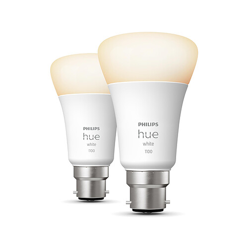 Philips Hue White 10.5W A60 B22 EU x2