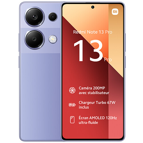 Xiaomi Redmi Note 13 Pro - 12/512 Go - Lavande