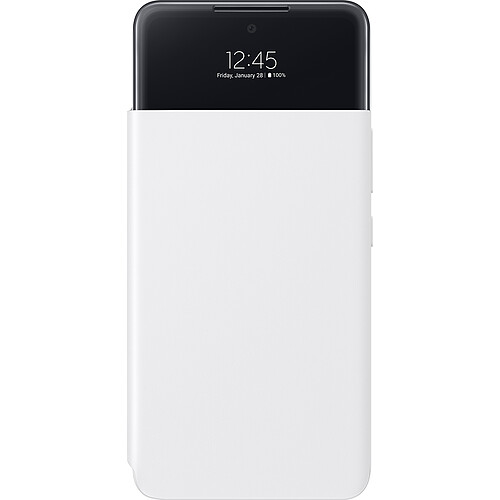 Samsung Coque smartphone EF-EA536PW Folio S View Cover blanc Galaxy A53