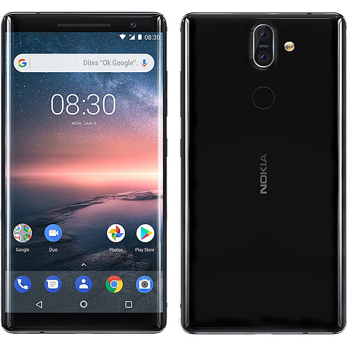 Nokia 8 Sirocco - Noir