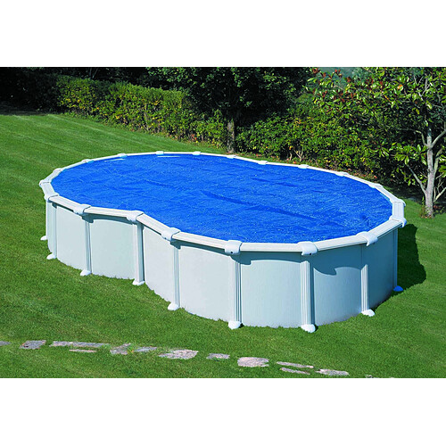 Bâche à bulles été pour piscine en huit Gre Pool 6,20 x 3,70 m