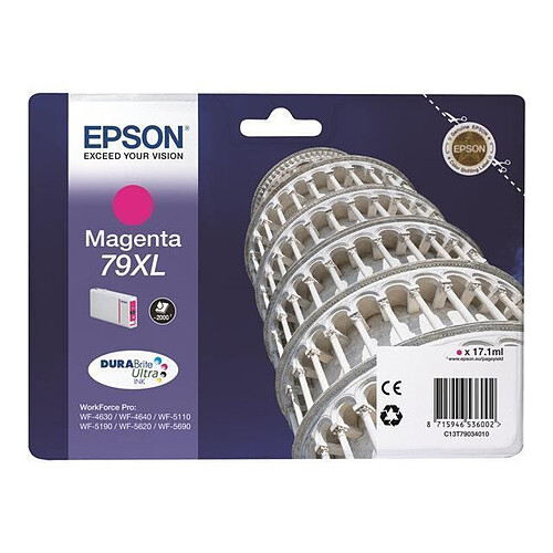 Epson 79XL Tour de Pise Cartouche d'encre  Magenta