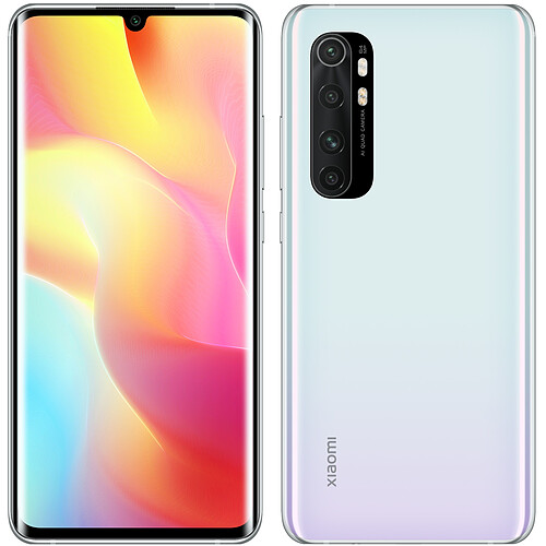 Xiaomi Mi Note 10 lite - 128 Go - Blanc