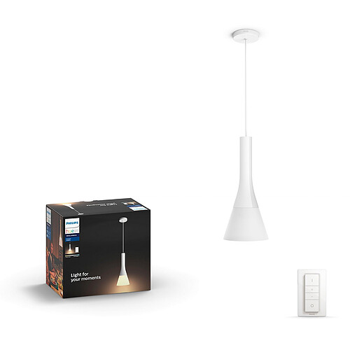 Philips Hue White Ambiance EXPLORE Suspension 1x9W - Blanc (télécommande incluse)