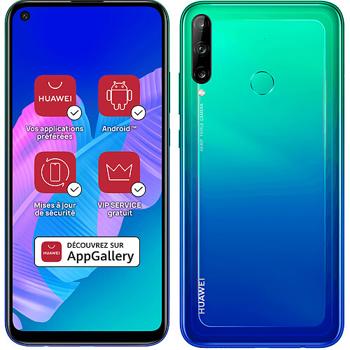 Huawei P40 Lite E - 64 Go - Bleu · Reconditionné