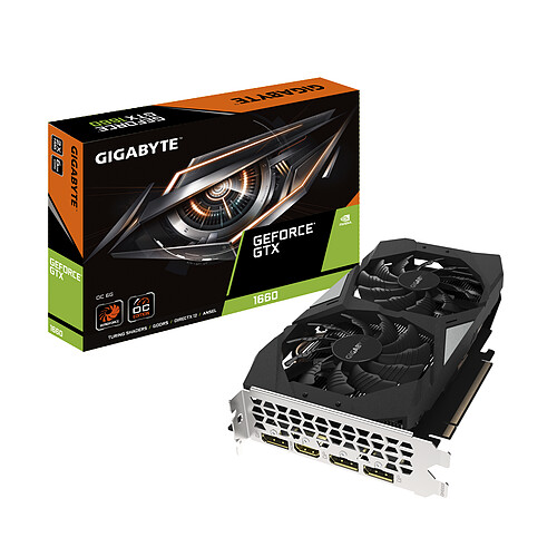 Gigabyte GeForce GTX 1660 - OC - 6 Go