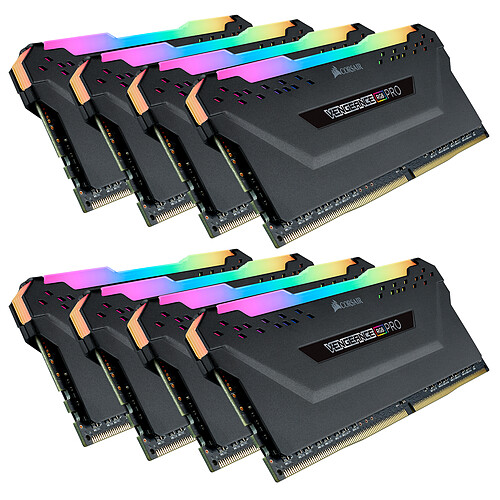 Corsair Vengeance RGB PRO 64 Go 3200 MHz CAS 16 - Noir