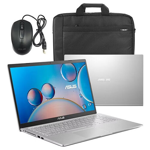 ASUS Vivobook R515EA - Argent + Souris + Sacoche