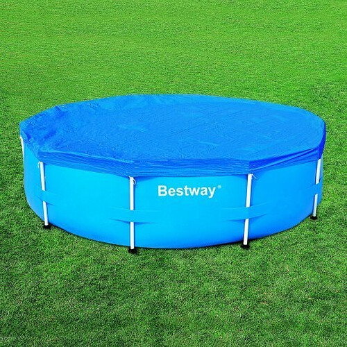 Bestway Bâche 4 saisons pour piscines tubulaires ronde Diam 457/460