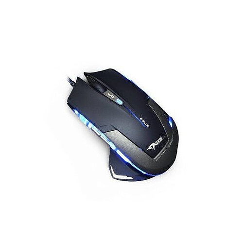 Souris Gamer Filaire pour Gaming 6D - E-BLUE - EMS124BK 2400 DPI