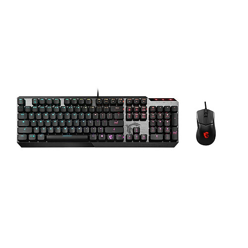 MSI Vigor GK50 Low Profile + Souris Gamer CLUTCH GM31 LIGHTWEIGHT