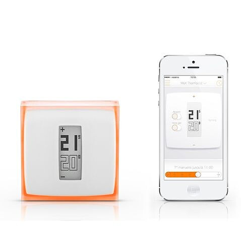 Netatmo Thermostat connecté NTH01-FR-EC - Blanc