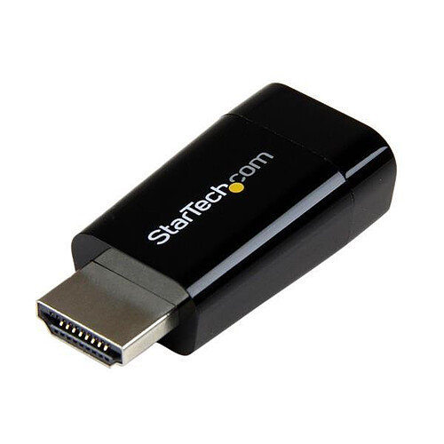 StarTech.com Adaptateur Compact HDMI vers VGA - Ideal pour Chromebook - Ultrabook et PC portable - 1920 x 1280 / 1080p