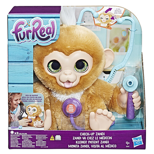 Furreal Friends Zandi le bébé singe va chez le médecin - E0367EU40