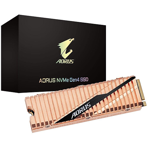 AORUS Gen4 - 500 Go - M.2 2280 - PCI-Express 4.0 x4, NVMe 1.3