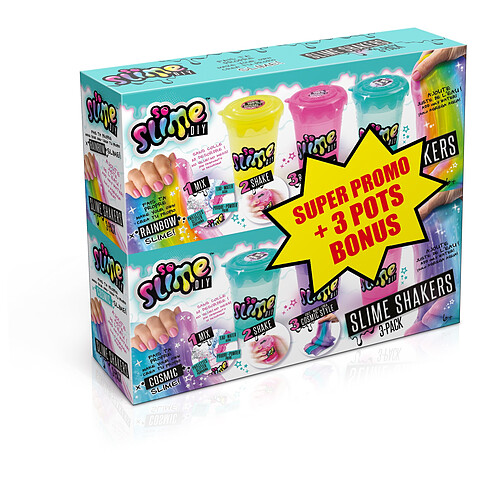 Canal Toys 3 + 3 Slime Shakers - SSC 019