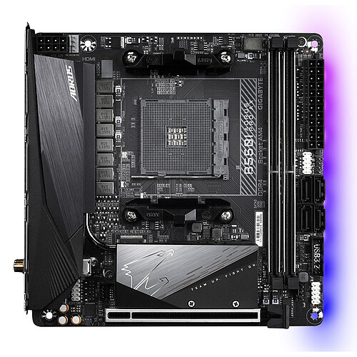 A*a様 動作未確認GIGABYTE B550I AORUS PRO AX DD Gigabyte B550I AORUS PRO AX - Carte mère - Rue du Commerce