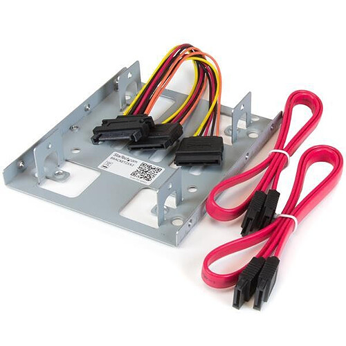 StarTech.com Kit de Montage pour 2 Disques Durs 2,5'' SATA dans Baie 3,5''