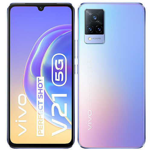 Vivo V21 5G - 8/128 Go - Bleu Flamboyant