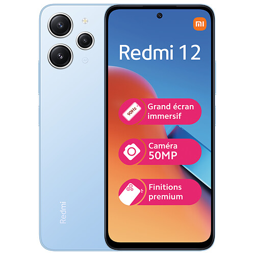 Xiaomi Redmi 12 - 5G - 4/128 Go - Bleu