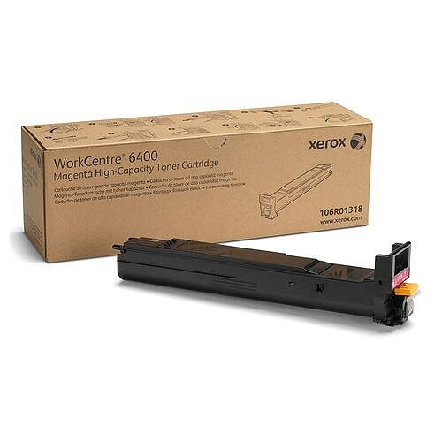 Xerox 106R01318 - Cartouche de toner Magenta haute capacité pour WorkCentre 6400 - 16 500 pages