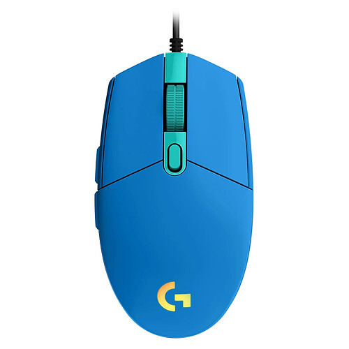 Logitech G G203 LightSync Bleue - Filaire