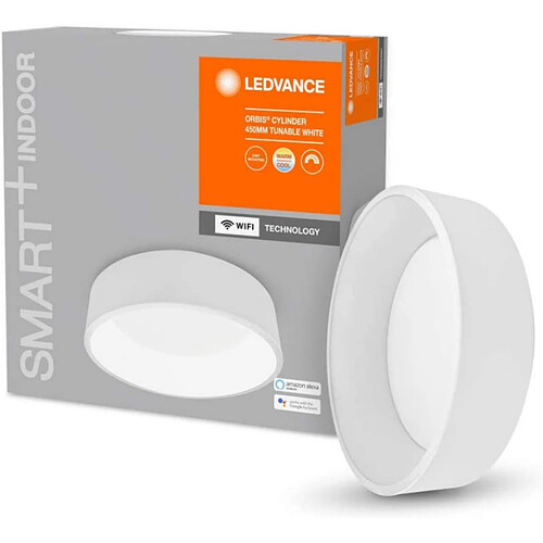 Ledvance Plafonnier connecté Smart+ WIFI  - Variation de blancs 450mm - Blanc