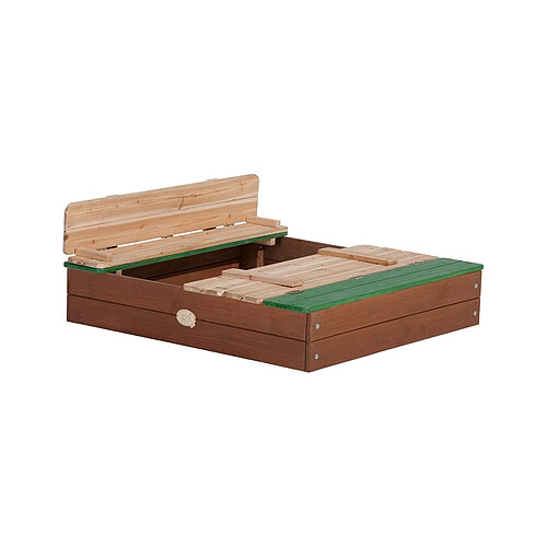 Axi Bac à sable avec bancs Ella XL Marron/vert