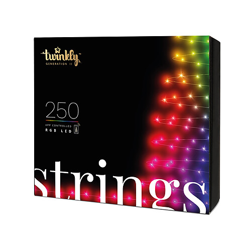 TWINKLY String 250 LED RGB 4,3mm Gen II - Edition multicolore - 20m