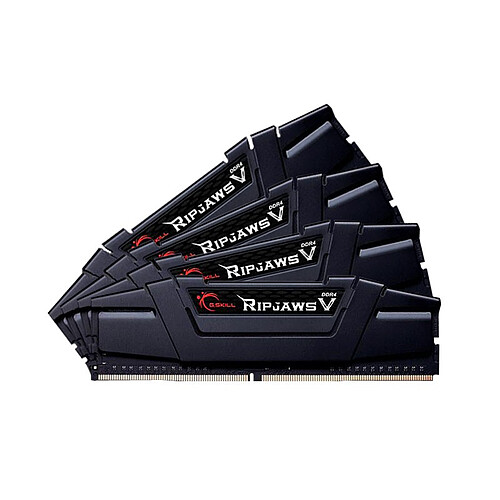 G.Skill Ripjaws V - 4 x 16 Go - DDR4 3200 MHz CL16 - Noir