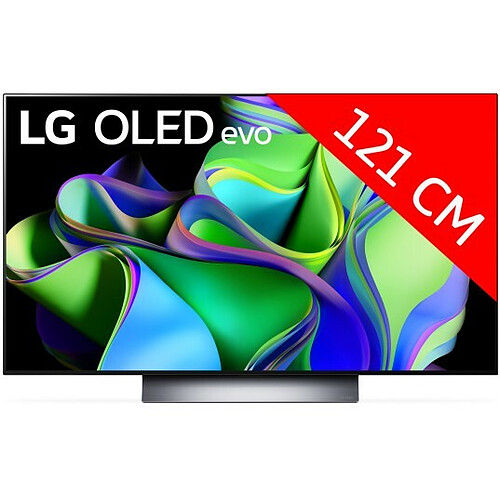 LG TV OLED 4K 48" 121cm - OLED48C3 evo C3 - 2023