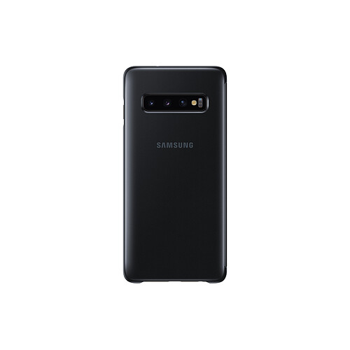 Samsung Clear View Cover Galaxy S10 - Noir