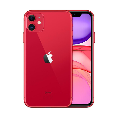 Apple iPhone 11 - 64GB - Rouge - sans écouteurs