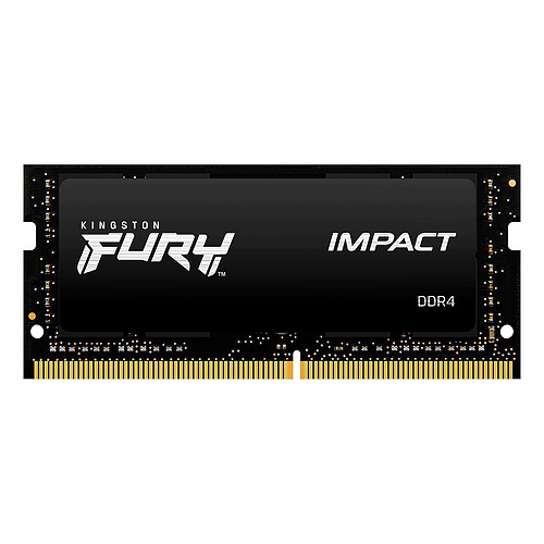 Kingston Fury Impact - 1x8 Go - DDR4 2666 MHz - CL15 Noir