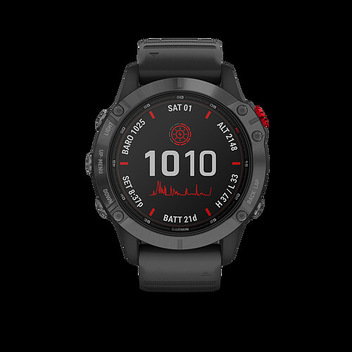 Montre Garmin Fenix 6 Pro Solar 010-02410-15 Grey