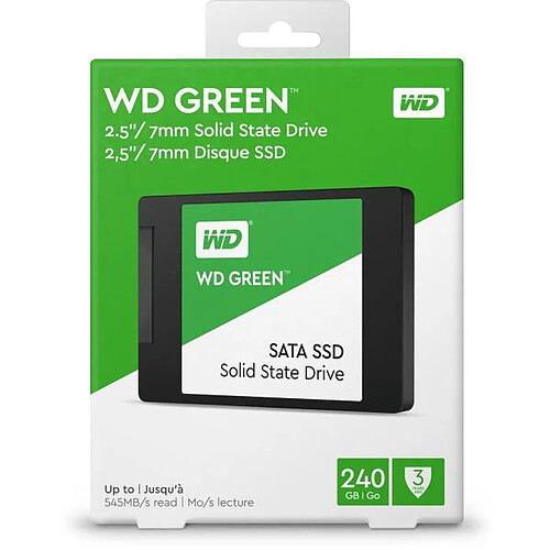 Western Digital Disque SSD WD Green  240GB
