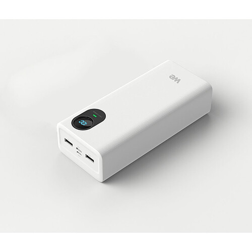 Batterie de secours WE pour PC portable 27000 mah / 65W Ecran LCD, entrée: USB-C + micro USB, sortie: 2*USB+ 1 USB-C