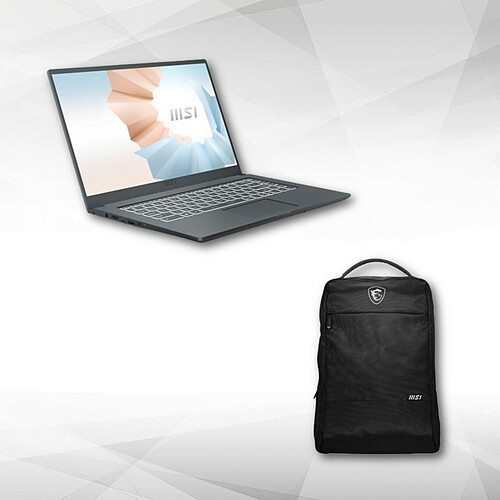 MSI Modern 15 A11MU-825FR + ESSENTIAL BACKPACK 16"