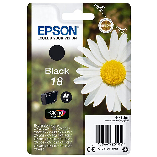 Epson T1801 - Pâquerette Noir