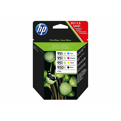 HP 950/951 - Multipack C2P43AE - Noir, Cyan, Magenta, Jaune - XL